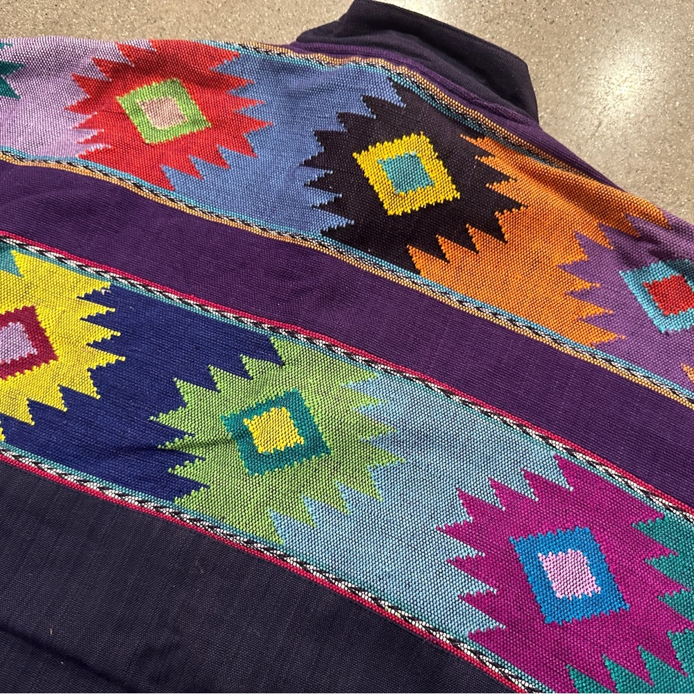 Vintage El Huarache Jacket Made in Guatemala - Picture 7 of 9